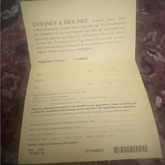 Dooney and Bourke Pebble leather shopper tote. Black. NWT - Picture 13 of 15